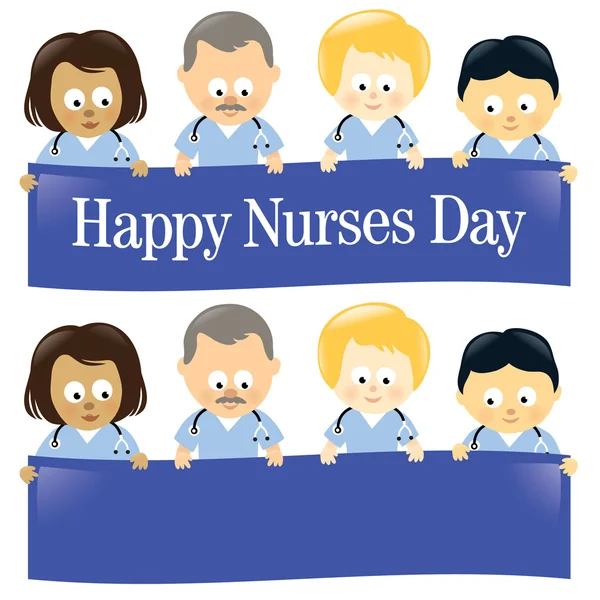 stock vector Happy Nurses Day