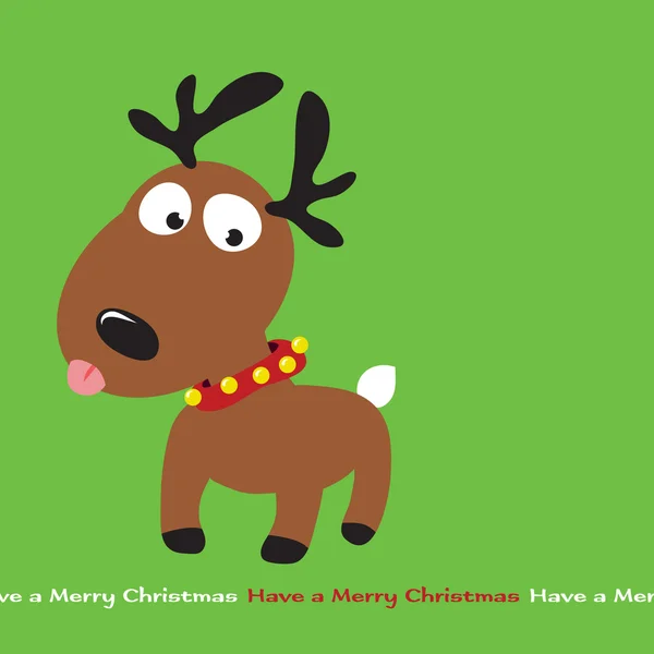 圣诞驯鹿 — 图库矢量图片