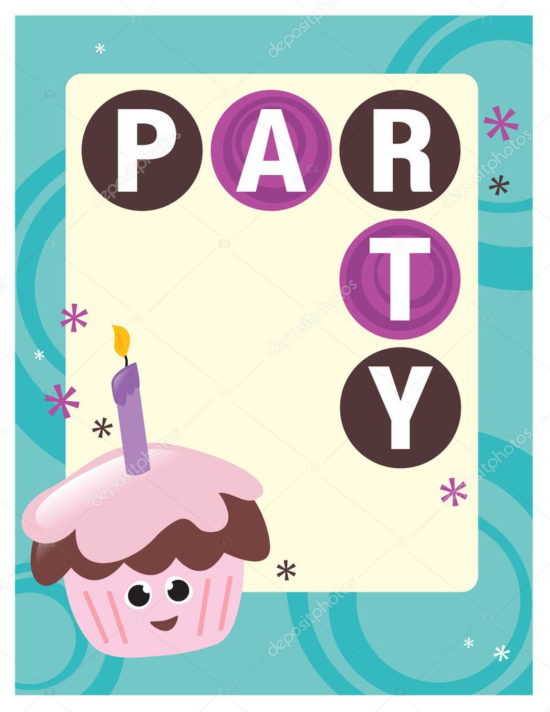 Party flyer template