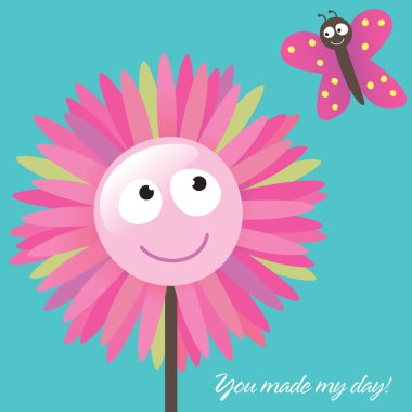 You Made My Day Card clipart
