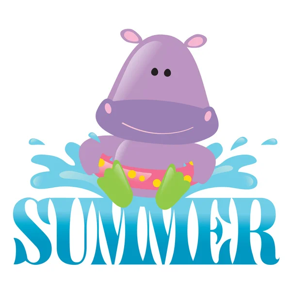 Summer splash grafik 3 — Stok Vektör