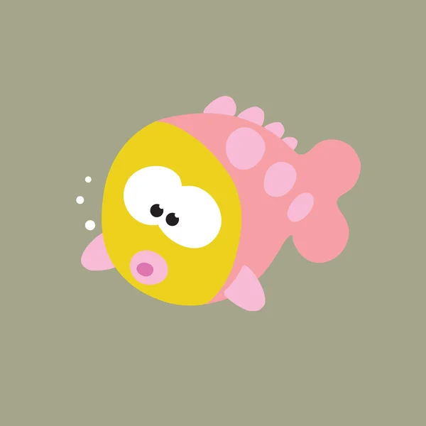 Pinky balık — Stok Vektör