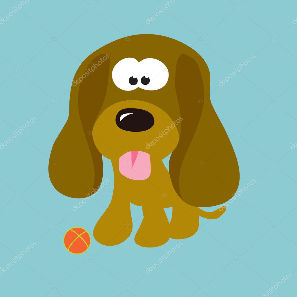 Droopy Ears Puppy Stock Vector Image by ©wetnose #3132609