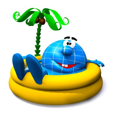 Vacation at the sea clipart