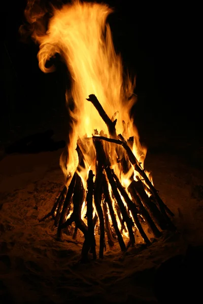 Big campfire