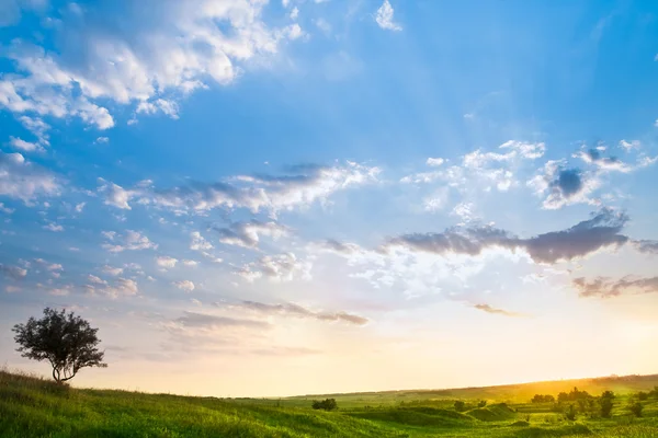 stock image Landscape with a beautiful sky