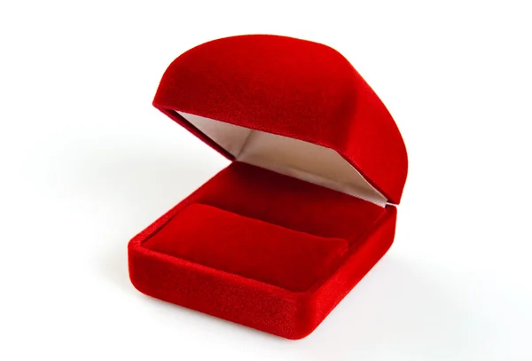 Red small box for expensive gifts — Stock Photo, Image