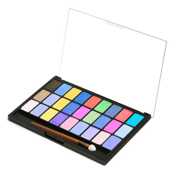Colorful palette for makeup