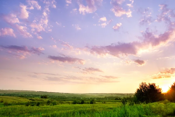 stock image Landscape with a beautiful sky