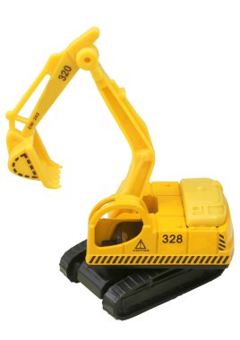 Toy digger clipart