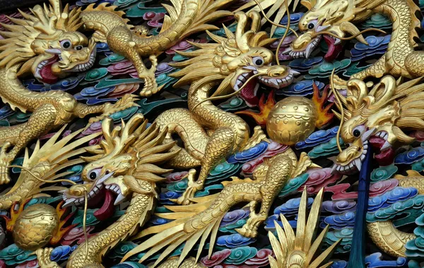 Боевые драконы — стоковое фото