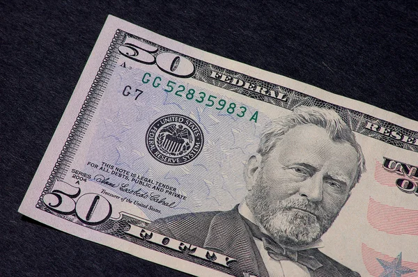 Lima puluh dolar Bill — Stok Foto