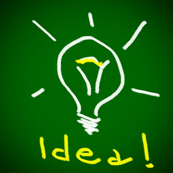 Idé-lampa — Stockfoto