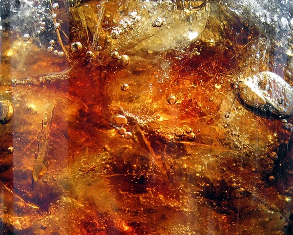 Świeże brązowy napój rozpryskiwania — Zdjęcie stockowe