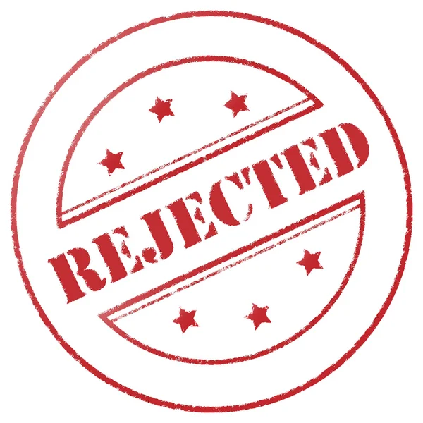 Stamp "Rejected" — Stock Photo, Image