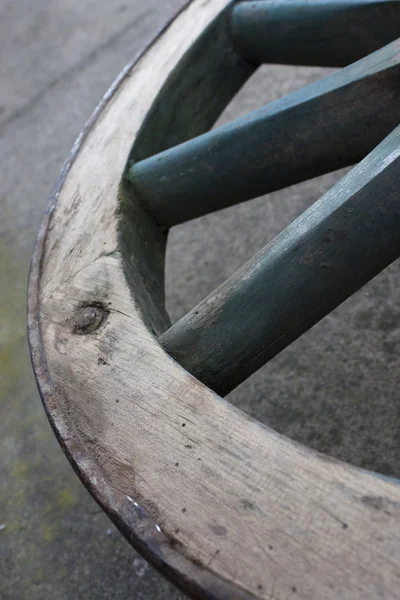 荷馬車の車輪をクローズ アップ — ストック写真