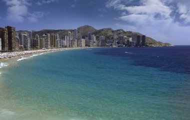 Benidorm levante beach clipart