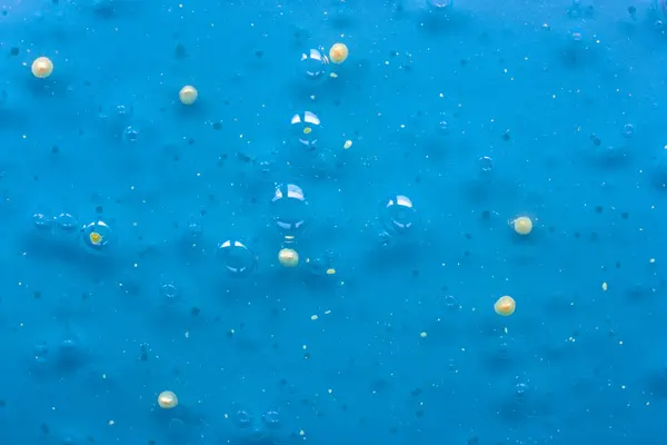 Bubblor i dusch gel — Stockfoto