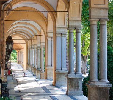 Zagreb Mirogoj cemetary clipart