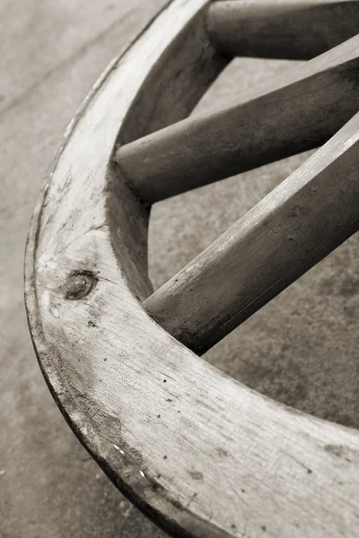Вагонне колесо крупним планом — стокове фото