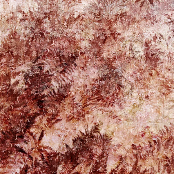 Hintergrund rote Textur dekorativ, Farne — Stockfoto