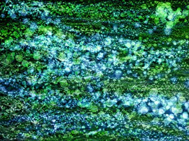 Texture green abstract background - grass / alga and twinkles clipart