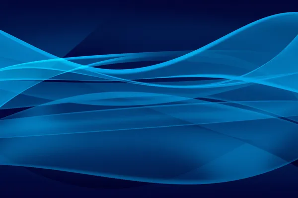 Fondo azul abstracto, onda, velo o textura de humo - generado por ordenador —  Fotos de Stock