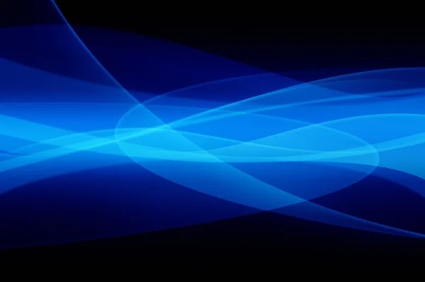 抽象的なブルーの背景、波および反射テクスチャ — ストック写真