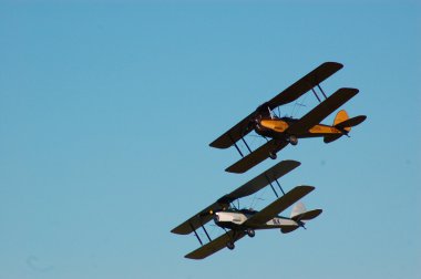 Biplanes clipart