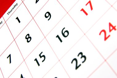 Calendar detail 2 clipart