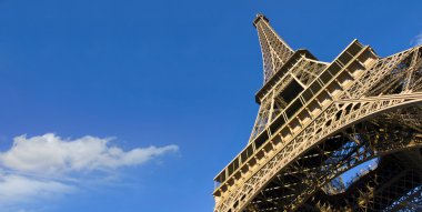 Eiffel Tower from below clipart