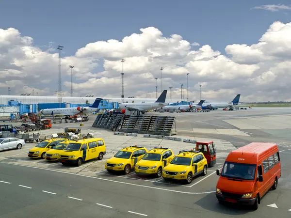 Havaalanı Güvenlik filosu — Stok fotoğraf
