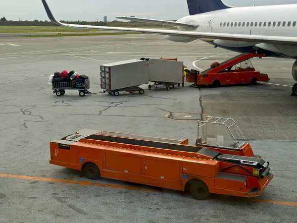Ombordstigning bagage — Stock fotografie