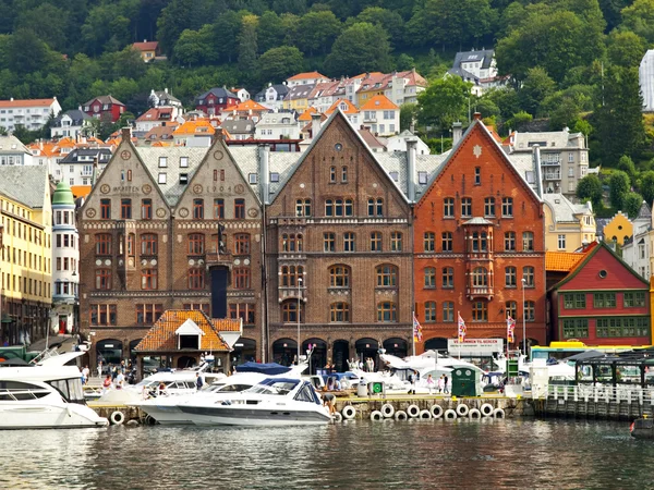 Bergen de noite — Fotografia de Stock