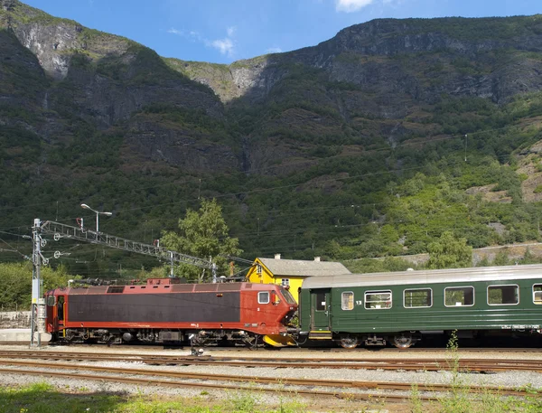 Kolejowego Flåm — Zdjęcie stockowe