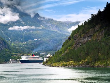 Geiranger Fjord, Norway clipart