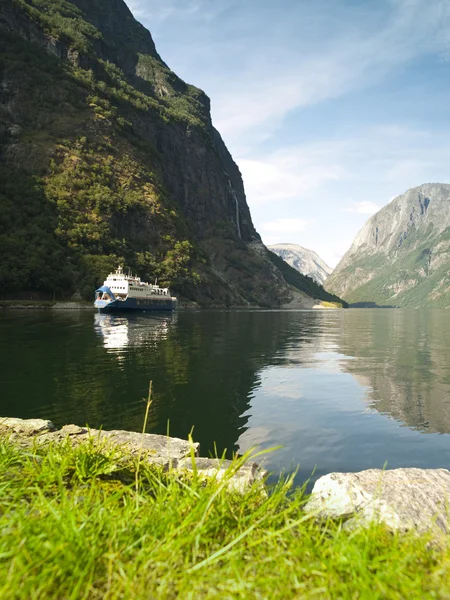 Gudvangen Fjord — Stockfoto