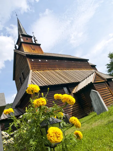 Kaupanger 바이킹 교회 — 스톡 사진