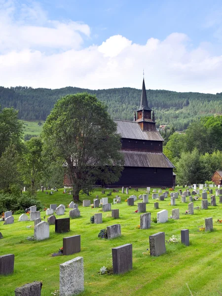 Kaupanger Viking Church — Stock Photo, Image