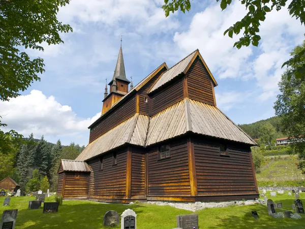 Igreja Viking Kaupanger — Fotografia de Stock