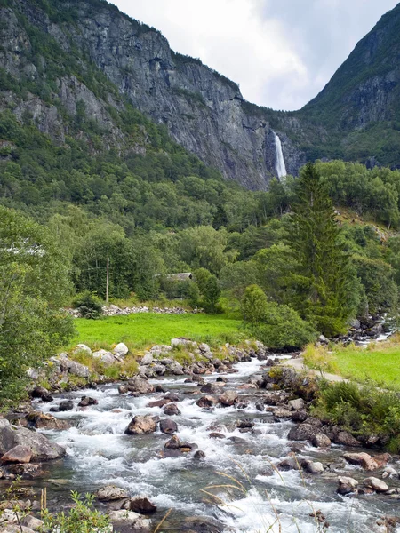 Noorse rivier — Stockfoto
