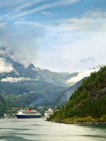 Geiranger Fjord — Stockfoto