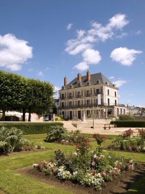 French Building in Loire Valley, France clipart