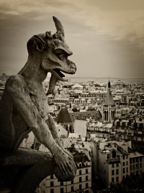 Gargoyle of Notre Dame clipart