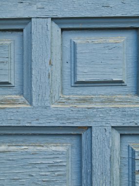 Blue grunge door detail clipart