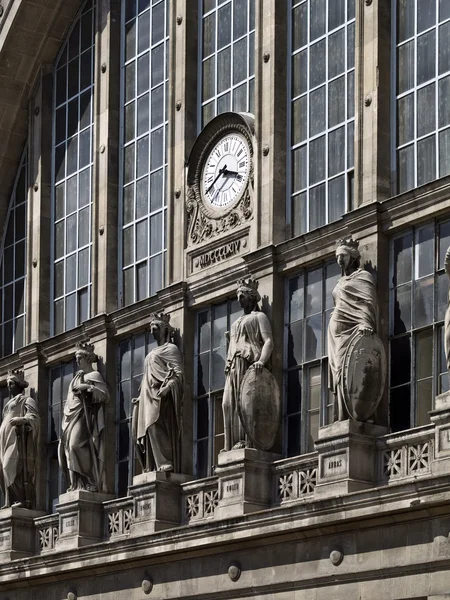 Detail of the "Gare du Nord" — Stock Photo, Image