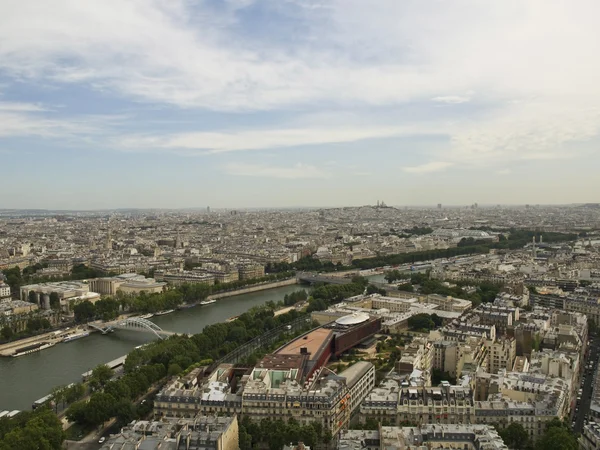 Parijs vanaf de Eiffeltoren — Stockfoto