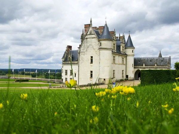 Amboise hrad v údolí Loiry — Stock fotografie