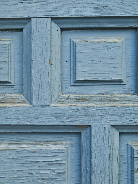 Dettaglio porta grunge blu — Foto Stock