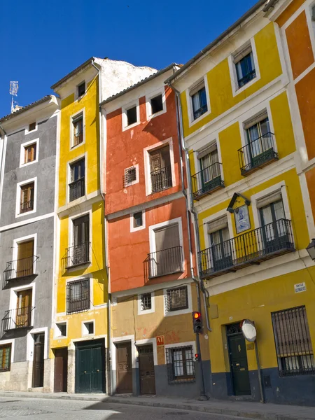 Kolorowe architektura Cuenca — Zdjęcie stockowe
